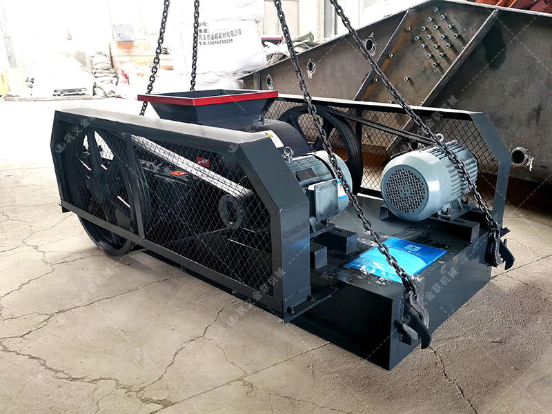 2PG610X400對輥破碎機發貨圖片_發往河北石家莊_破碎石灰石